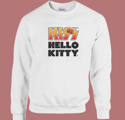 Kiss Hello Kitty Collaboration Sweatshirt
