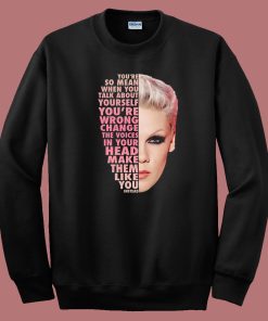 Pink Fuckin Perfect Lyrics Sweatshirt