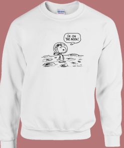 Snoopy Im On The Moon Sweatshirt