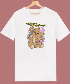 While You Socialized Bear T Shirt Style