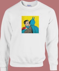 Batman And Superman Kissing Sweatshirt