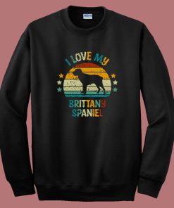 Brittany Spaniel Vintage Sweatshirt