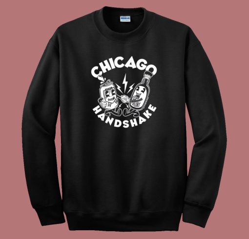 Chicago Handshake Graphic Sweatshirt