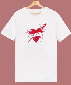 Heinz Red Tattoo Heart T Shirt Style