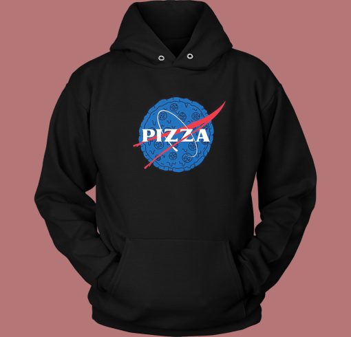 Pizza Nasa Parody Hoodie Style