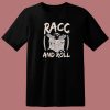 Racc and Roll Raccoon Drum T Shirt Style