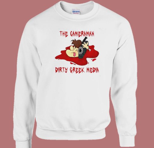 The Cameraman Dirty Greek Sweatshirt