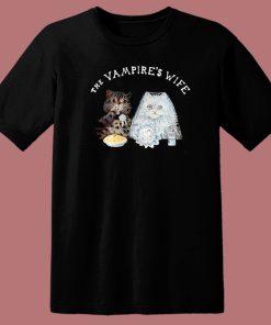 The Vampire Bride Cat T Shirt Style