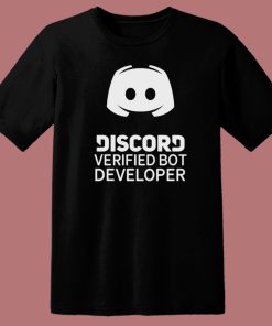 Discord Verified Bot Developer T Shirt Style