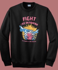 Fight Like Ukrainian 80s Sweatshirt