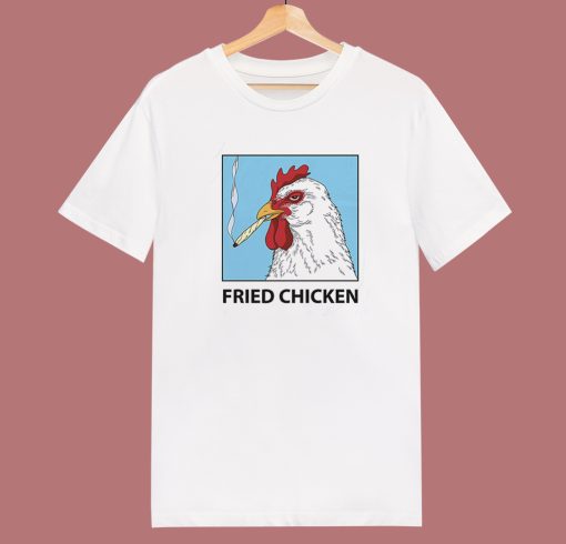 Fried Chicken Smoking Chicken T Shirt Style