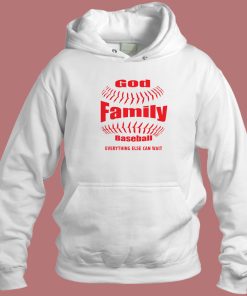 God Family Baseball Hoodie Style