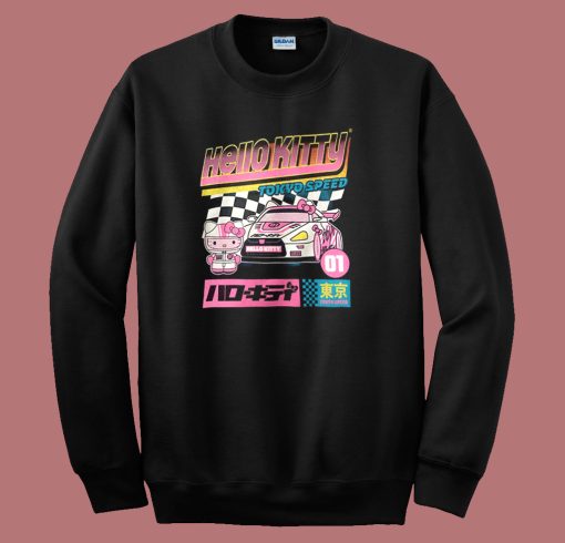 Hello Kitty Speed Sanrio 80s Sweatshirt
