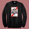 Hustle Loyalty Respect Graphic 80s Sweatshirt