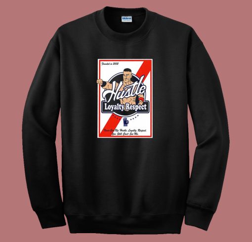 Hustle Loyalty Respect Graphic 80s Sweatshirt