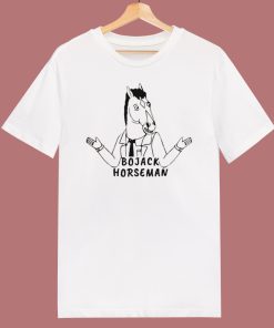 Line Art Bojack Horseman T Shirt Style