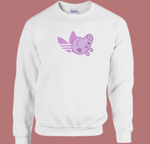 Peppa Pig Adidas Parody Sweatshirt
