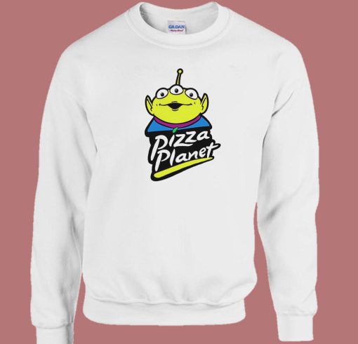 Pizza Planet Aliens Parody Sweatshirt