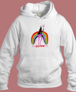 Pridemonth Demon Rainbow Hoodie Style