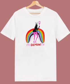 Pridemonth Demon Rainbow T Shirt Style