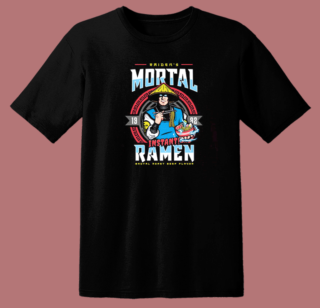 Raiden Mortal Instant Ramen T Shirt Style