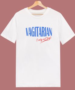 Vagitarian I Only Eat Vag 80s T Shirt Style