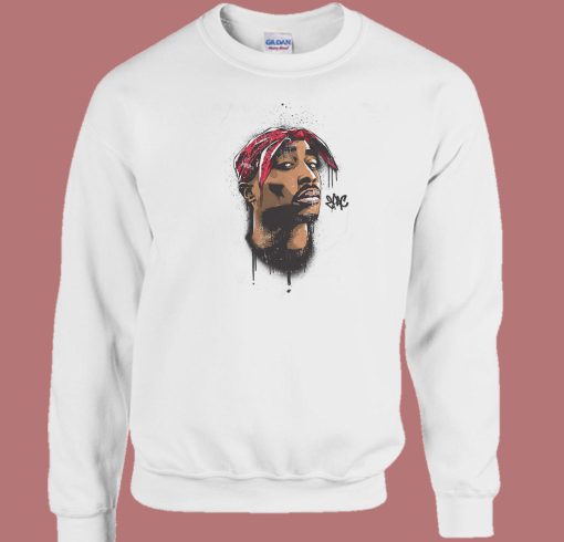 Vintage Tupac Shakur Face Sweatshirt