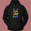 Ally Cat Pride Month Hoodie Style