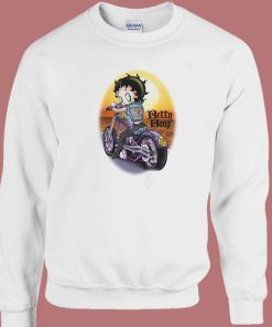 Betty Boop Biker Vintage Sweatshirt