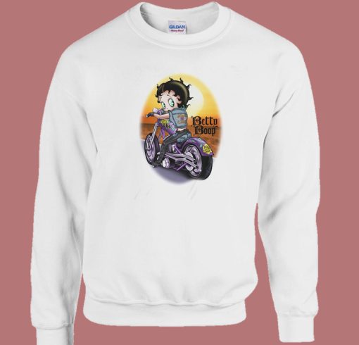 Betty Boop Biker Vintage Sweatshirt