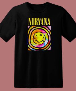 Nirvana Pink Smiley T Shirt Style