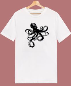 Octopus Cruise Ship Graphic T Shirt Style
