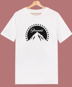 Paramount Paranoid Logo Parody T Shirt Style