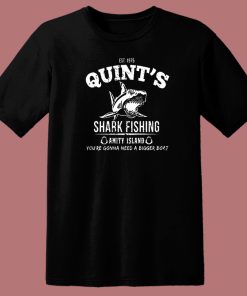 Quint’s Shark Fishing Amity T Shirt Style