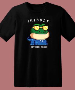 Ribbit Bitcoin Frogs Funny T Shirt Style