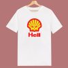 Shell Hell Logo Parody T Shirt Style