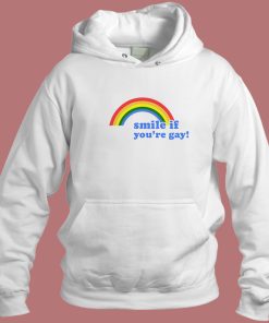 Smile If You’re Gay Hoodie Style