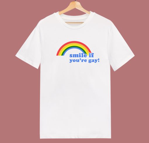 Smile If You’re Gay T Shirt Style