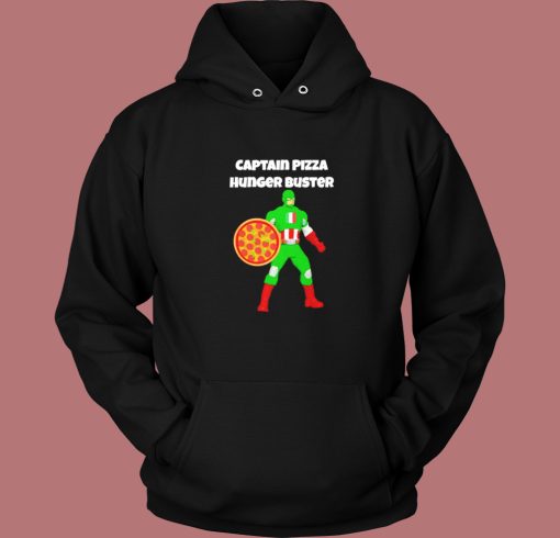 Captain Pizza Hunger Buster Hoodie Style