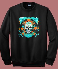 Catrina Skull Halloween Sweatshirt