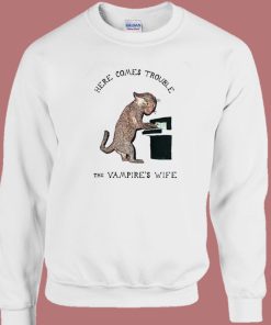 Here Comes Trouble Cat Sweatshirt