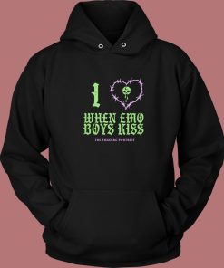 I Love When Emo Boys Kiss Hoodie Style