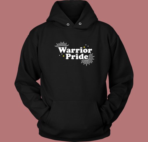 Warrior Pride Typography Hoodie Style