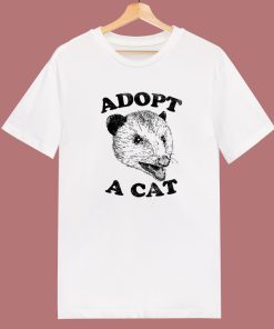 Adopt A Cat Possum T Shirt Style