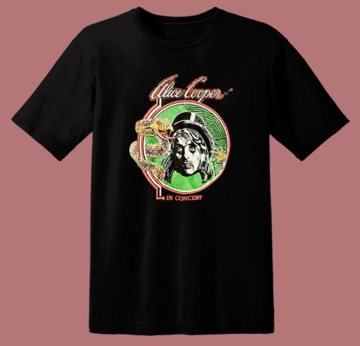 Alice Cooper Snake And Spider T Shirt Style