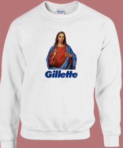 Funny Jesus Gillette Sweatshirt