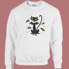 Halloween Vampire Cat Sweatshirt