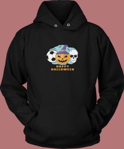 Soccer Halloween Spooky Skull Hoodie Style