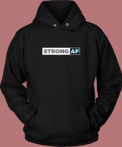 Strong Af 80s Hoodie Style