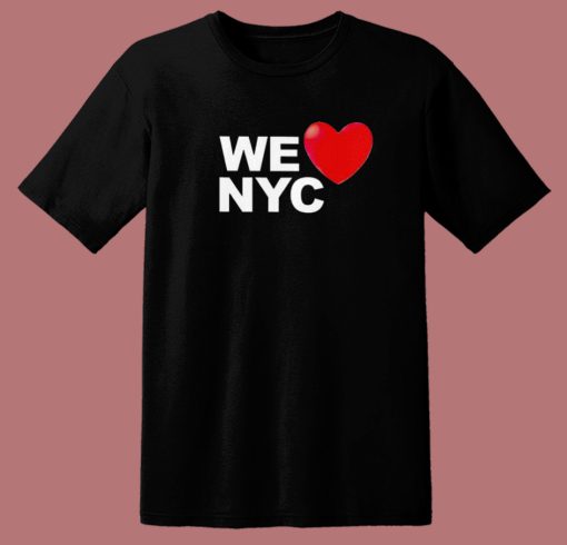 We Love NYC T Shirt Style